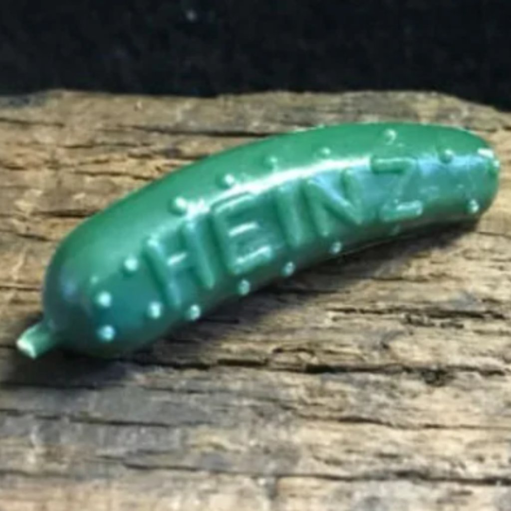 Vintage Plastic Heinz Pickle Pin Promotional Give Away From 1970s Vintage Plastic Heinz Pickle Pin Promotional Give Away From 1970s